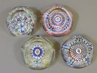 Lot 1410 - Four Whitefriars paperweights