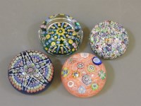 Lot 1347 - Four Perthshire paperweights