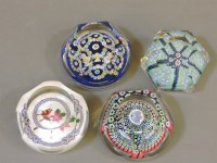 Lot 1343 - Four Whitefriars millefiore glass paperweights