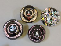 Lot 1405 - Four Caithness glass paperweights