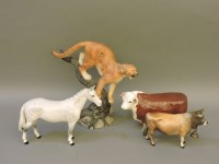 Lot 1396 - A Beswick bull