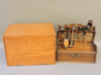 Lot 1374 - A satin walnut coin cabinet