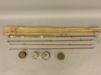Lot 1578 - A Hardy's of Alnwick three piece fishing rod