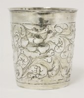 Lot 3 - A Continental silver beaker