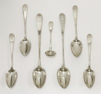 Lot 206 - A collection of George III Scottish silver flatware