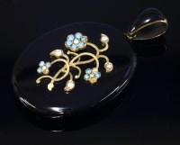Lot 331 - A Victorian onyx