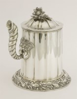 Lot 22 - A rare 19th century Indian Colonial silver tankard
