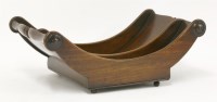 Lot 125 - A George III mahogany cheese coaster