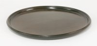 Lot 140 - A turned mahogany card tray