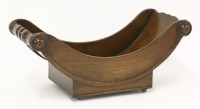Lot 141 - A George III mahogany cheese coaster