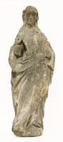 Lot 35 - A North European carved pine Madonna