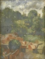 Lot 277 - Peter Greenham RA (1909-1992)
HOUSEBUILDING OUTSIDE A TOWN