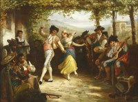 Lot 238 - Robert Kemm (1837-1895)
'LA TARANTELLA'
Signed l.l.