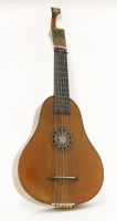 Lot 101 - A cittern