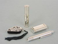 Lot 24 - A sterling silver torch