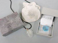 Lot 14 - A Lalique 'Naiade' nymph pendant