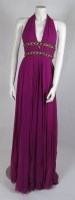 Lot 248 - A Marchesa fuchsia pink evening gown