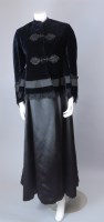 Lot 157 - A Mid-Victorian blue velvet jacket