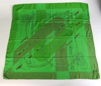 Lot 74 - An Hermès silk scarf