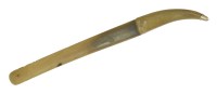 Lot 30 - A rhino horn letter knife