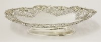 Lot 110 - A silver fruit dish