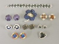 Lot 4 - Three pairs of Christian Dior clip-on earrings