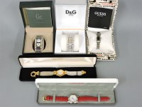 Lot 26 - A ladies' bicolour Certina DS quartz strap watch