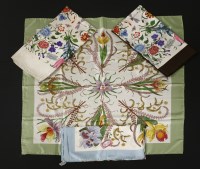 Lot 84 - Four Gucci silk scarves