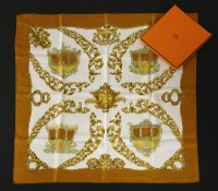 Lot 96 - An Hermès silk scarf