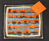 Lot 97 - An Hermès silk scarf