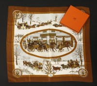 Lot 102 - An Hermès silk scarf