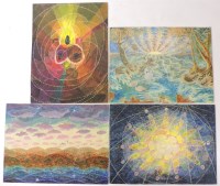Lot 528 - Elvic Steele (1920-1997)
'THE CHUCKLE';
'SUNRISE ON THE LONG LAKE';
'IMMIGRATION';
'OPERATIC TRIO'
four