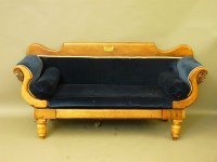 Lot 643 - A Victorian walnut framed sofa