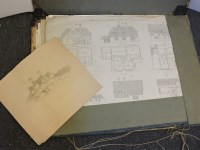 Lot 387 - A folio of architectural drawings
