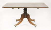 Lot 465 - A Regency mahogany and rosewood crossbanded centre table
