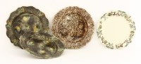 Lot 17 - A pair of Whieldon-type silver shaped Plates