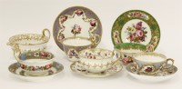 Lot 37 - Two Coalport feldspar porcelain Cabinet Cups and Saucers