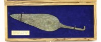 Lot 67 - A Near Eastern Bronze Age bronze spearhead