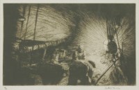 Lot 256 - Arthur John Trevor Briscoe (1873-1943)   
SORTING FISH
Etching