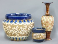 Lot 210 - A Royal Doulton jardinière