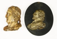 Lot 76 - A 'Grand Tour' yellow marble bust of a Roman Emperor