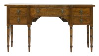Lot 589 - A George III mahogany sideboard