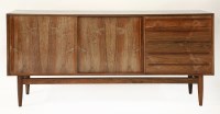 Lot 453 - A Danish rosewood sideboard