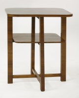 Lot 177 - An Art Deco walnut table