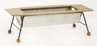Lot 407 - An oak planter