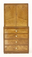Lot 126 - An Art Deco Token Works walnut drinks cabinet