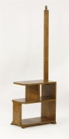 Lot 148 - An Art Deco walnut standard lamp