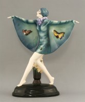 Lot 228 - A Goldscheider pottery figure