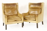 Lot 436 - A pair of armchairs