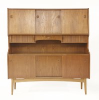 Lot 438 - A Danish high-backed sideboard